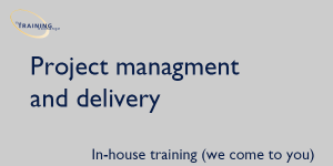Project management & delivery - In-house training (we come to you)