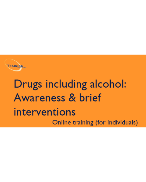 Drugs including alcohol: Awareness & brief interventions (online for individuals)