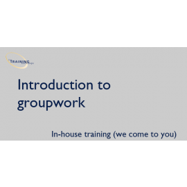 Introduction to groupwork - In-house training (we come to you)