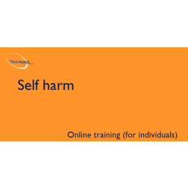 Self harm - Online training (for individuals)