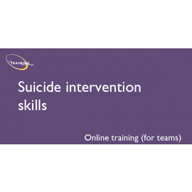 Suicide intervention skills (online for teams)