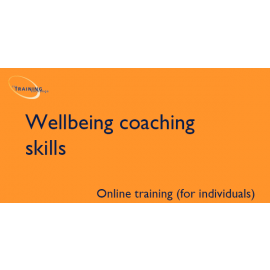 Wellbeing coaching skills - Online training (for individuals)